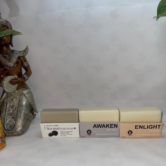 VEGAN Soap new (lot of 3 bars) - Picture 8 of 8